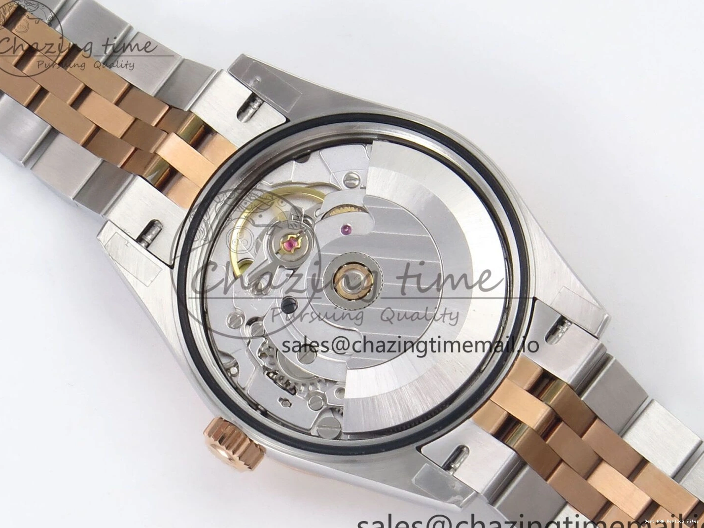 AAA Replica Watches GMF Bracelet SS on Jubilee Dimonds 278381RBR Supportive 1:1 Best 1166 Edition Brown 31 A DateJust Steel 904L RG Dial 0121